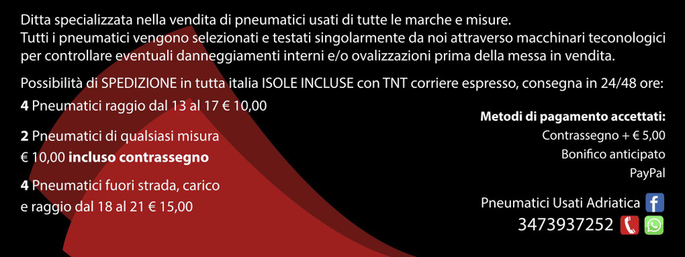 PNEUMATICI USATI ADRIATICA