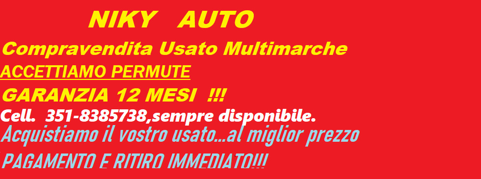 Niky Vendita e Acquisto Auto Usate