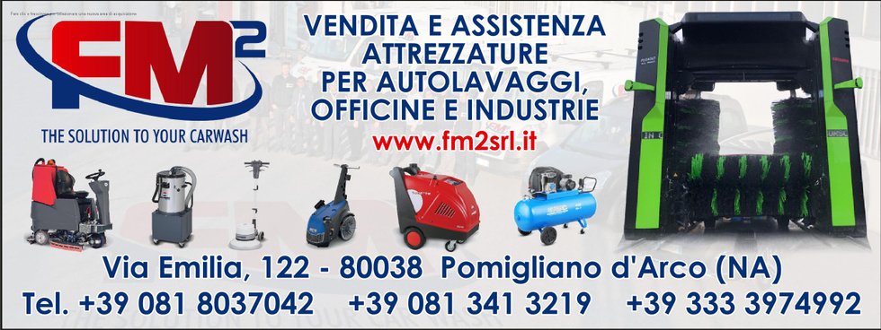 VENDITA E ASSISTENZA ATTREZZATURE AUTOLAVAGGIO