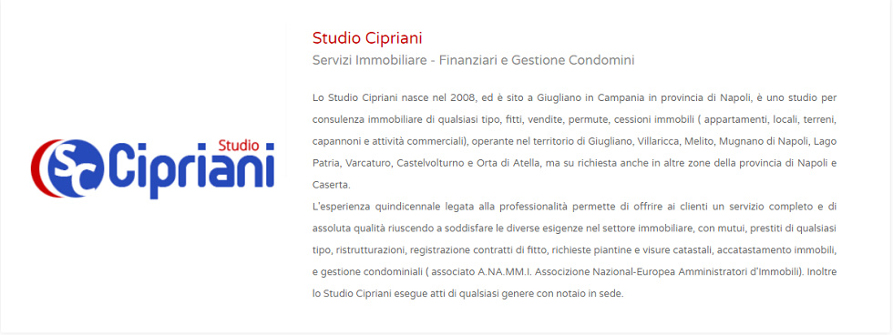 STUDIO CIPRIANI SERVIZI IMMOBILIARI