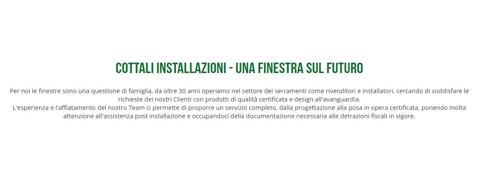 COTTALI INSTALLAZIONI